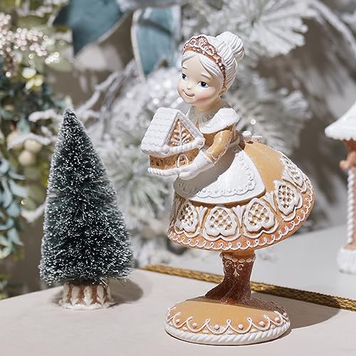 Braxio-Christmas-Decorations-Indoor-Gingerbread-Decor-Resin-Gingerbread-MrsSanta-Claus-with-Gingerbread-House-in-Hand-Room-Decor-Aesthetic-55-45-9-Inch