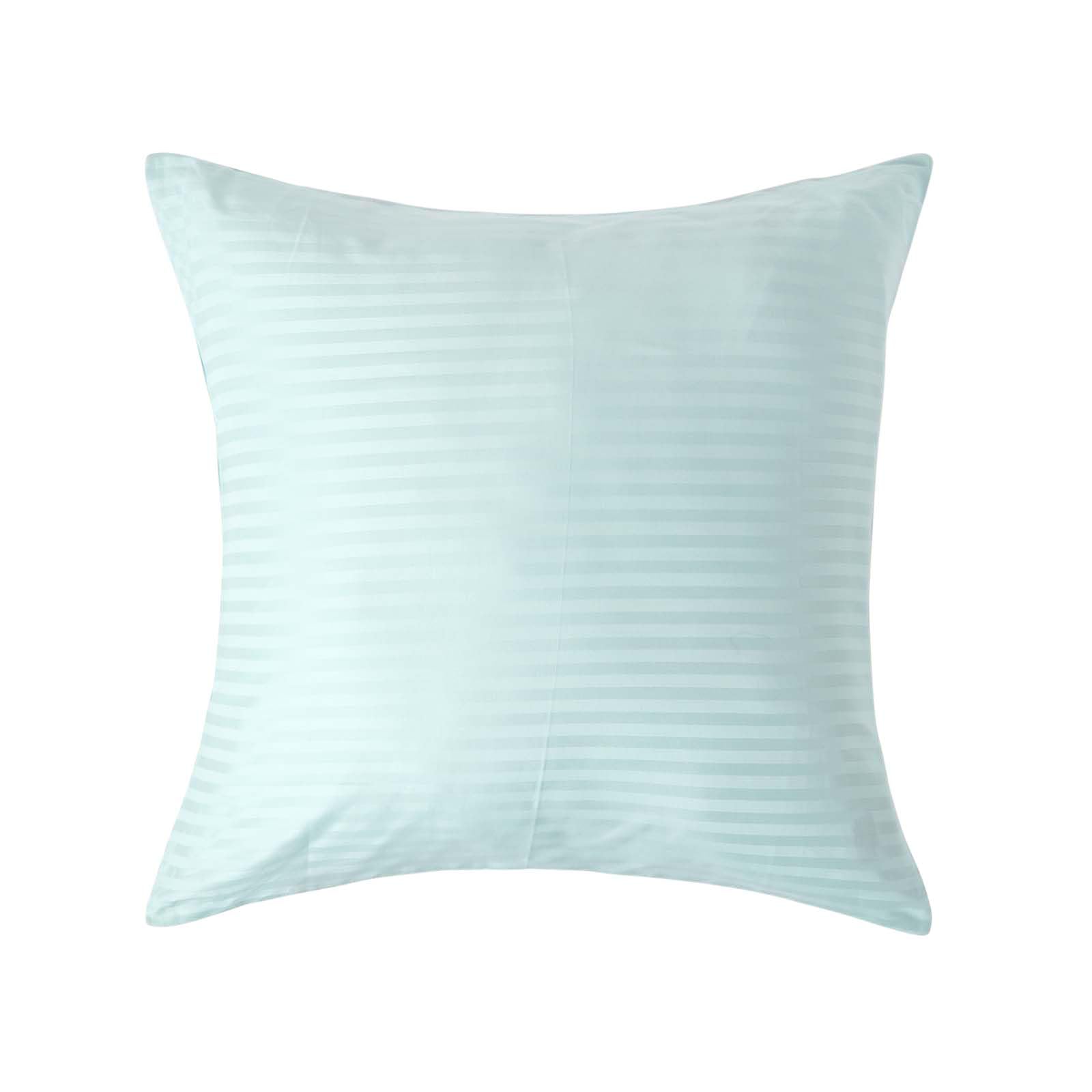 Homescapes Blue European Egyptian Cotton Pillowcase 330 Tc, 60 X 60 Cm