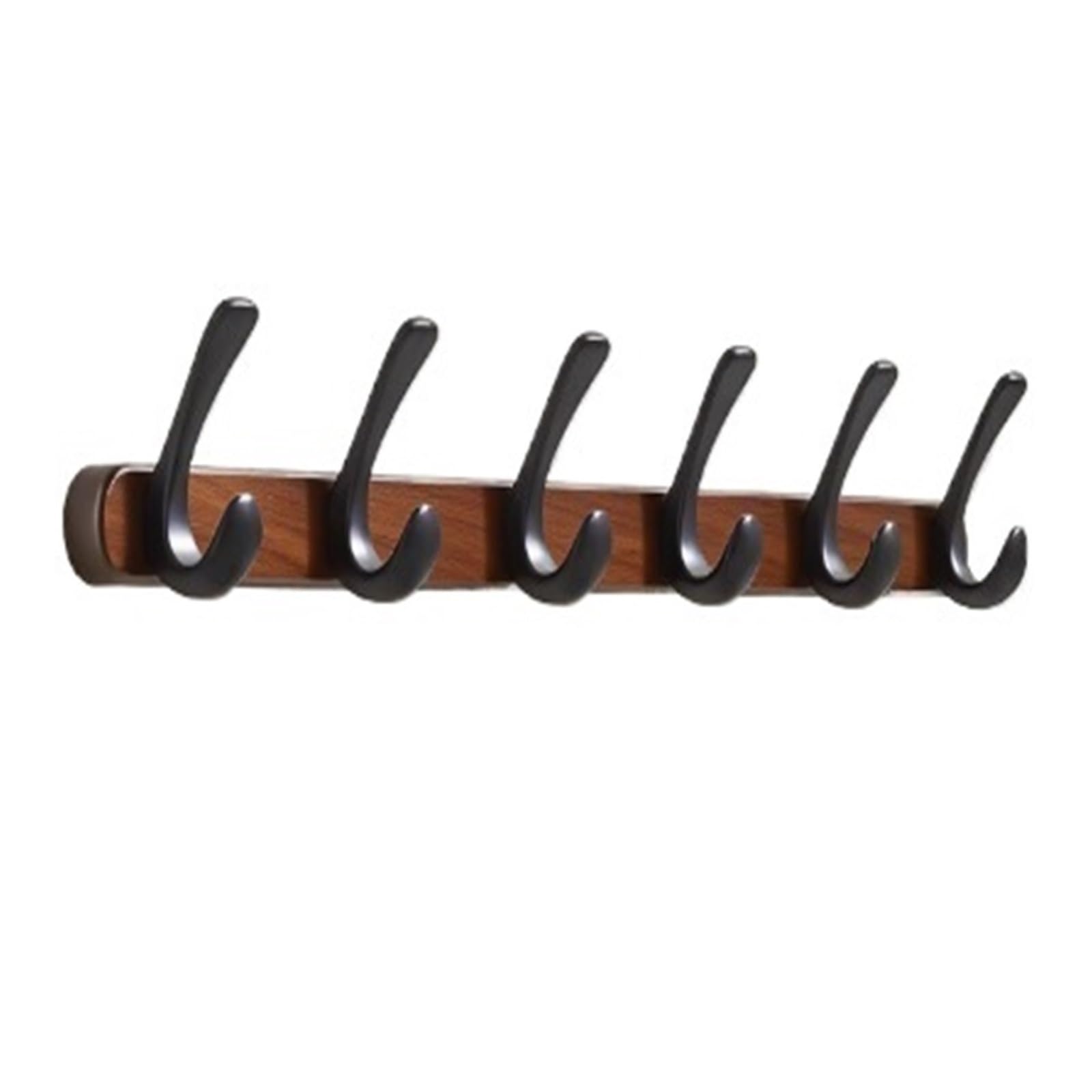 zhangrui1888 Coat Rack Shelf Wall Mounted Wall-Mounted Coat Rack; Solid Wood Hooks for The Wall Behind The Entryway Door; No-Drill Hooks;