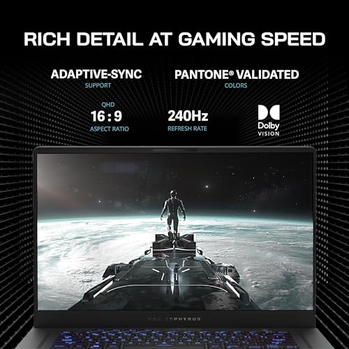 asus ROG Zephyrus G15 15.6'' 240Hz QHD Gaming Laptop, AMD Ryzen 9 6900HS, GeForce RTX 3080 8GB GDDR6, 40GB DDR5 RAM, 1TB PCIe SSD, Tastiera retroilluminata, Webcam HD, Win 11 Pro, Grigio, Scheda USB - Notebook - Immagine 3