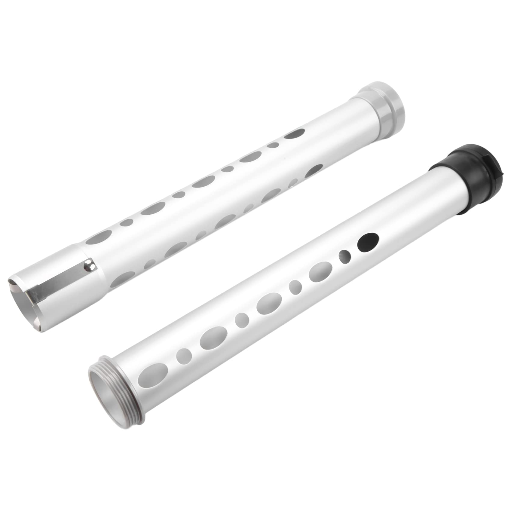 1 recogedor de pelotas de golf profesional de aleación de aluminio, plateado