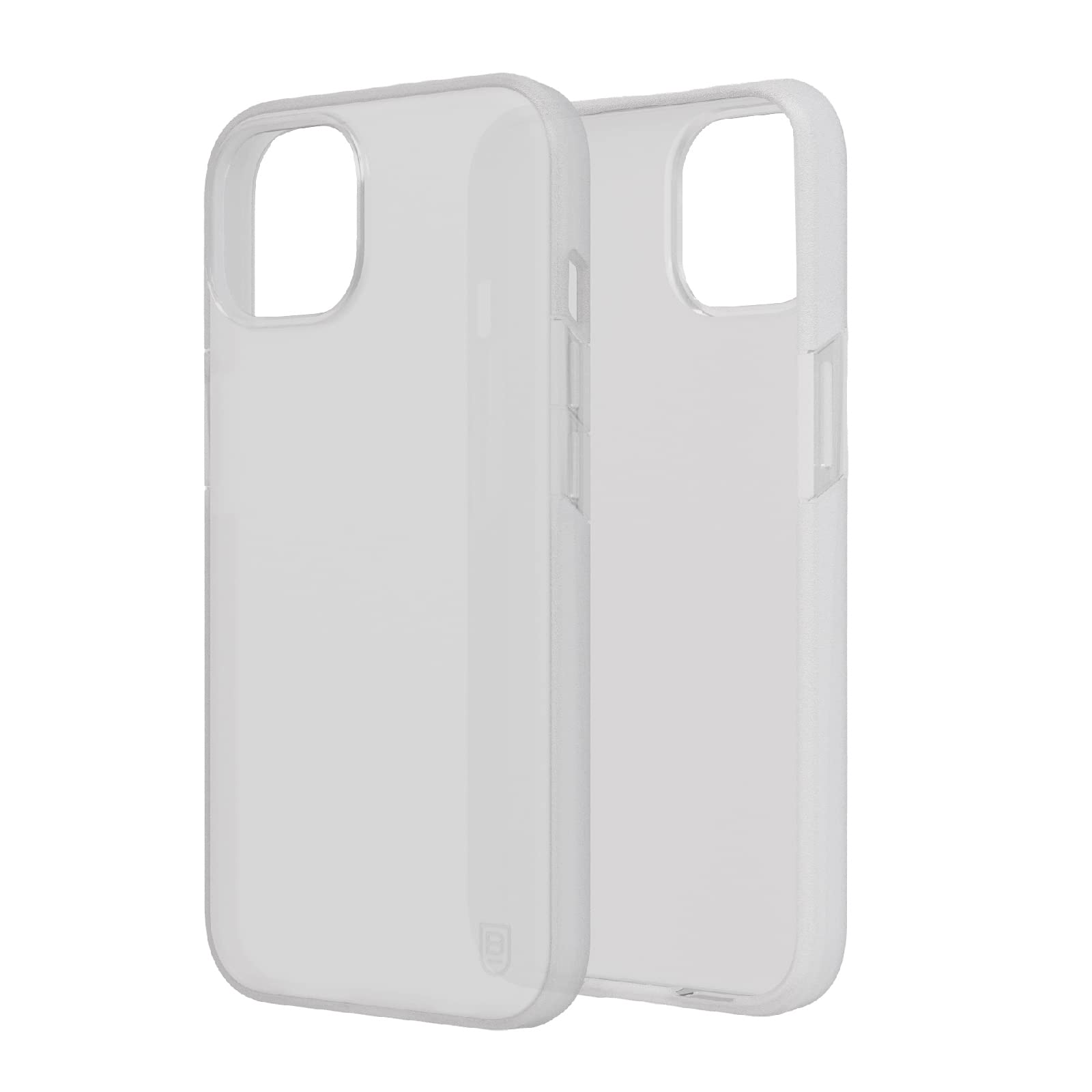 BodyGuardz Solitude Phone Case for iPhone 14, Non-Slip Grip, Shockproof, 5G, MagSafe and Qi Charging, 10 Foot Drop Protection - Clear