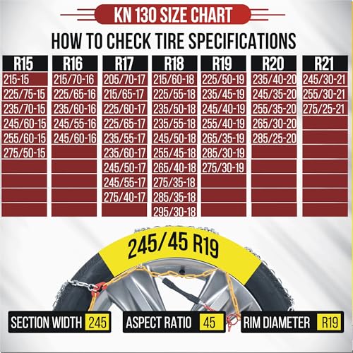 Quant New QN01 2 Pcs Snow Chains For Car thumb #1