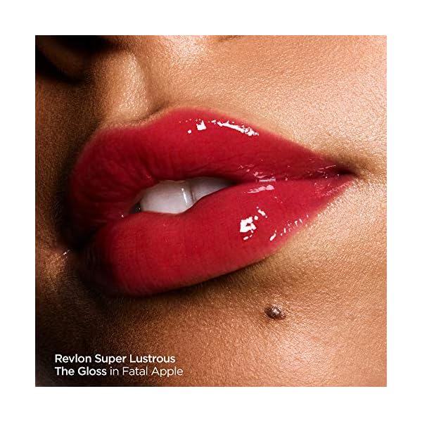 REVLON-Super-Lustrous-Lip-Gloss-Rosy-Future Revlon Super Lustrous The Gloss, Lip Gloss Makeup Stocking Stuffers for Women, Non-Sticky, High Shine Finish, 260 Rosy Future, 0.13 Oz