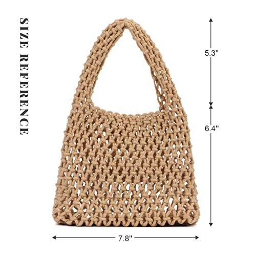 Bolso Tote Crochet Pequeño para Mujer Verano miniatura 3