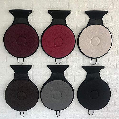 Niikee 360 ° auto stoel roterende draaikussen, geheugen draaibare schuim mobiliteit hulp stoel kussen (zwart) - Image 8