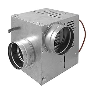 Ventilateur de cheminée à air chaud AN1 125 mm 400 m3/h