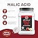 Malic Acid Powder 1.75 LB Jar (28oz) - Food Grade, Pure & All Natural, Crystals, Tart Flavor, Non-GMO by Spicy World