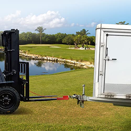 Image of YINTATECH Single Forklift Hitch Attachment, 3000lbs Towing Capacity by 2 inch Receiver, Fits Forks Up to 5.5 Wide