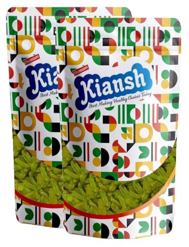 Image of Kiansh Dry fruits (Green Raisins /Hari Darakh /Kishmish, 400g)