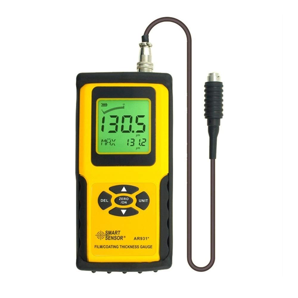 CUDTAPI Portable Digital High Precision Digital Paint Coating Thickness Gauge 0~1800um Automotive Refinishing Film Measurer Meter AR931