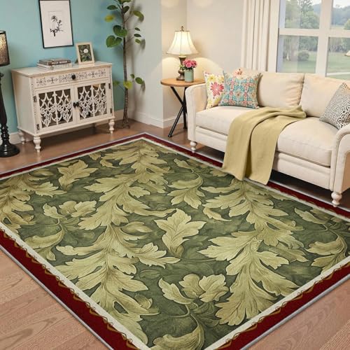 Tapis aquarelle jungle botanique de haute qualité esthétique