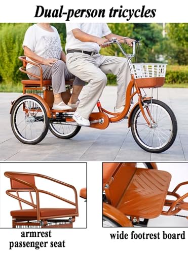 Triciclo de 3 Ruedas con Asiento Grande Rosa miniatura 4