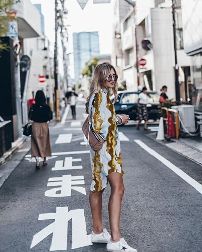 Image of Women's Swimsuit Cover up,Silky Button Down Shirt Midi Dress Kimono,Summer Bathing Suit Beach Coverups for Women (CP-Aline)