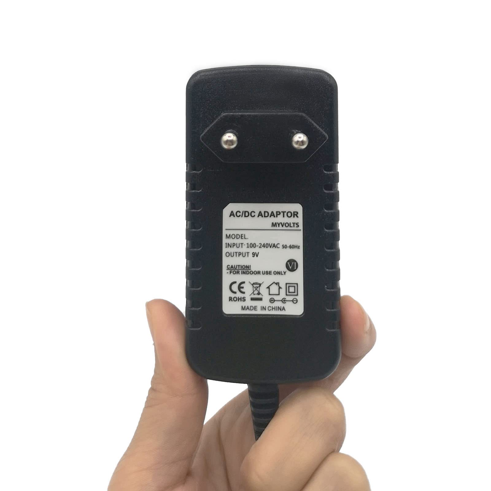 Chargeur Alimentation 9V MyVolts Compatible Roland TD-9 Module Batterie - Prise Française