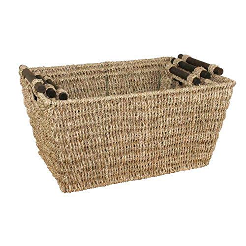 JVL ZEP - Cesta para la Ropa (Mimbre, con Forro)