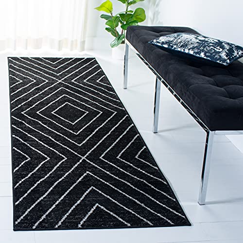 Tapete corredor SAFAVIEH 2'6" x 8' diseño geométrico miniatura 1