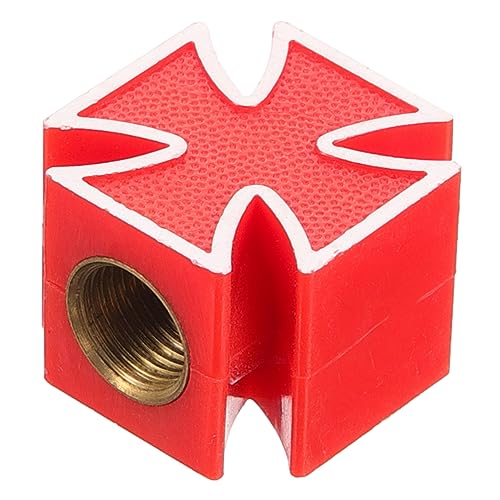 Thickened Rotating Cosmetics Storage Box (Transparent Green) Small Tire Valves Caps Car Tires Valves Caps Stem Caps Novelty Cross Shaped Valves Caps Car Tire Valves Caps