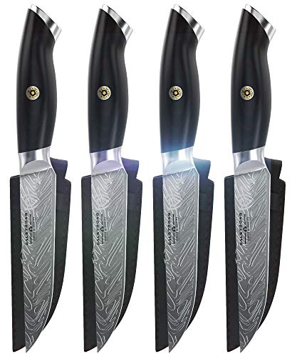 DALSTRONG - 5" Steak Knife Set (4 Piece) - Omega Series - BD1N-V