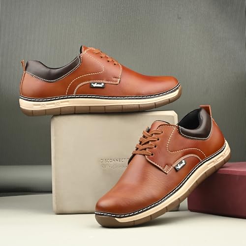 Image of Vellinto Drift Casual Derby ll Stylish Semi Formal Shoes