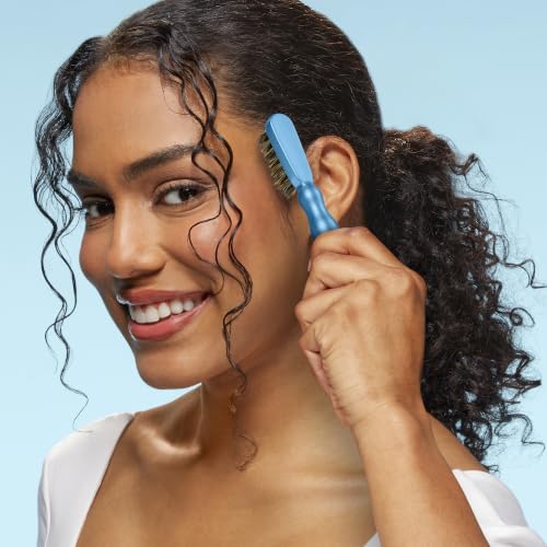 BaBylissPRO Hair Brush Set, Boar Bristle & Nylon Cushion, 2-in-1 Mini Slick Back Styling Brush, Detangler Brush, Anti-Frizz Styling Brush Set, Ionic Ceramic, All Hair Types, 95691 - image 6