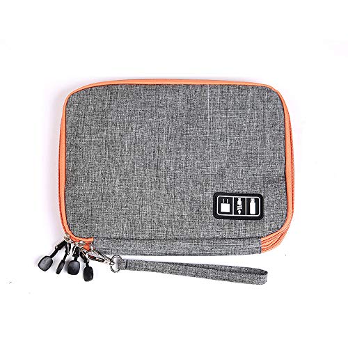 Preisvergleich Produktbild Wasserdichte Doppelschicht-Electronic Travel Organizer, Universalkabel Organizer Aufbewahrungstasche / Elektronik Zubehör Tragetasche