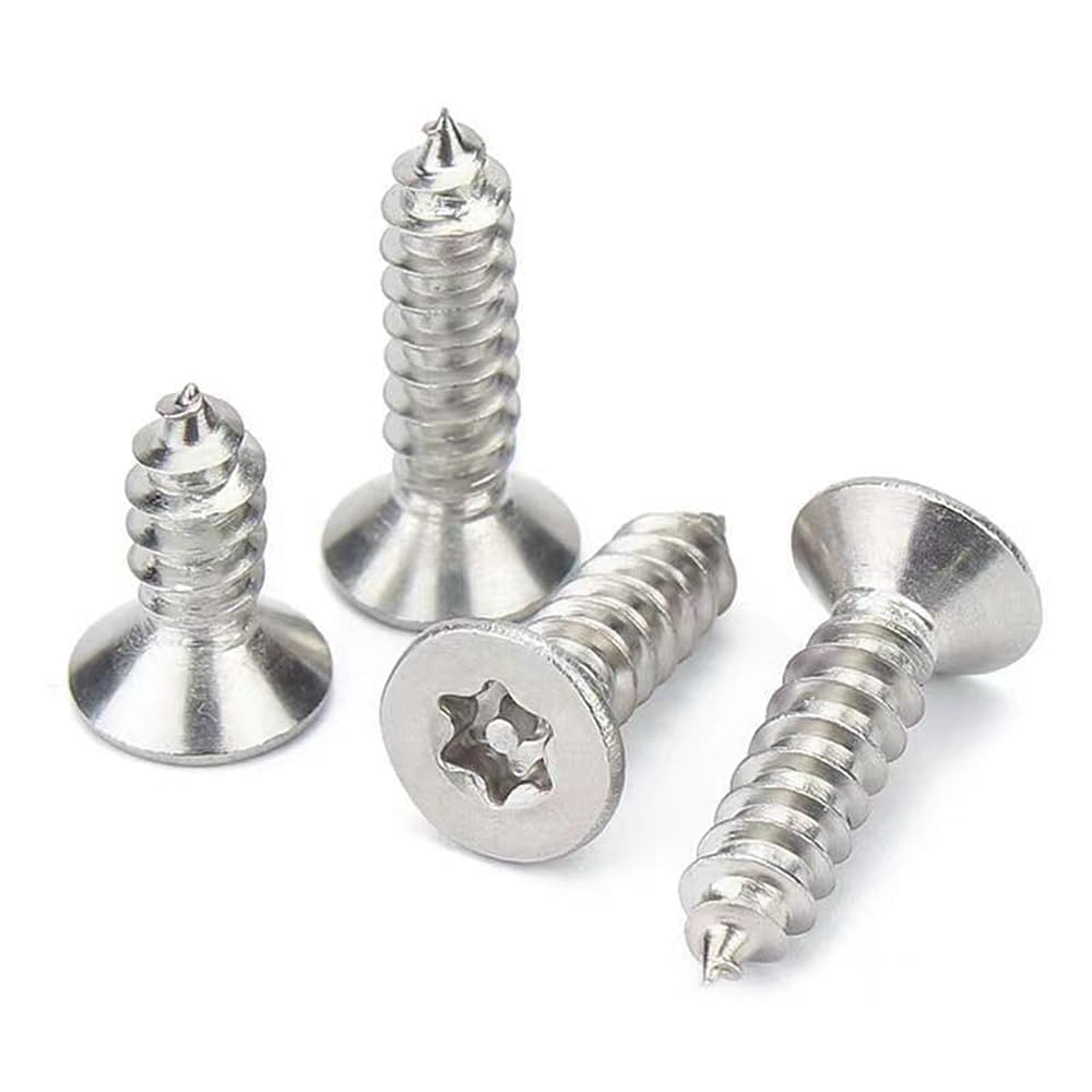 FarDeer Flat Head Socket Button Machine Screws M4/M5 Machine Screws Torx Machine anti-theft screws Security Silver Screws Anti-Theft Tamper (M4*50mm *20pcs) - Image 4