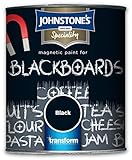Johnstone's Speciality Magnetic Blackboard Paint - Black 750ml