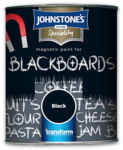 Johnstone's Speciality Magnetic Blackboard Paint - Black 750ml