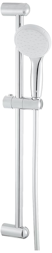 Grohe 2759810E New Tempesta 1.5 GPM 2-Spray Shower Rail, StarLight Chrome