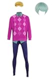 Mens Baby Sαja Boys Squared Sweater Cosplay Kpops Demons Huntrxes Costume Soda Pop Outfit Halloween Adult Wig Hat