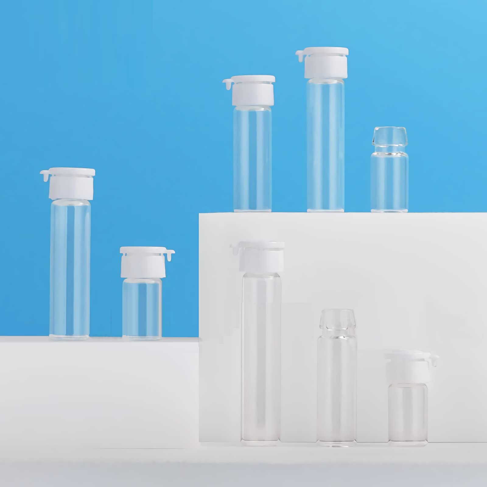 12× Leere Probenflaschen 25 Ml – Transparent, Kunststoff, Mit Schraubdeckel, Für Kosmetik, Proben & Gewürze