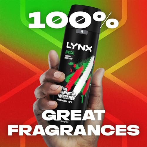 Lynx Africa Men's Fragrance, Aluminium Free Masculine Body Spray Deodorant, Fresh And Long Lasting Odour Protection, 10 Pack of 200m. - Image 6