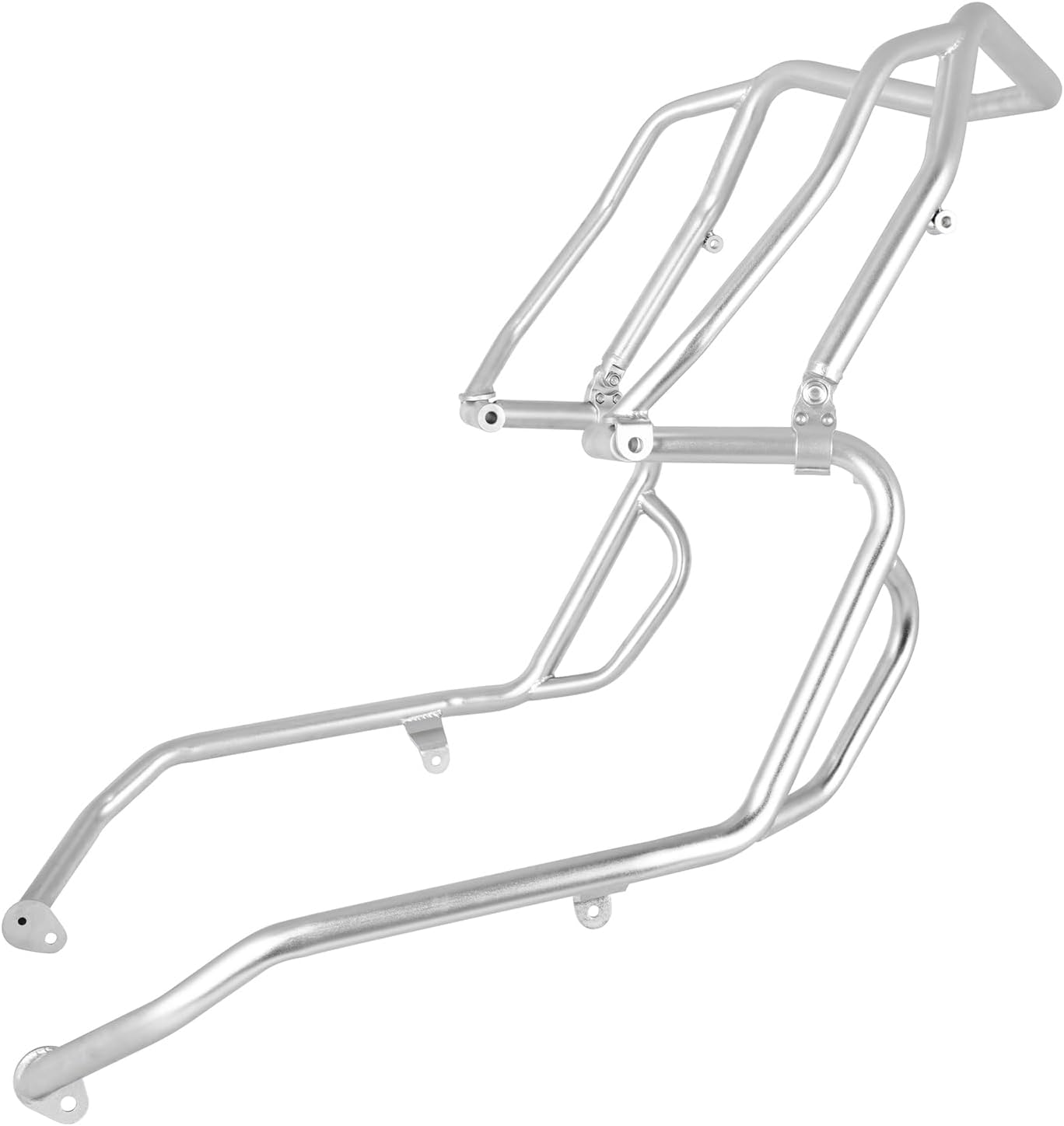 Motorcycle Engine Guard Crash Bar for Honda X-ADV750 2025 2026 XADV750 Highway Bumper Falling Body Frame Side Protection Set, Upper+Lower Silver