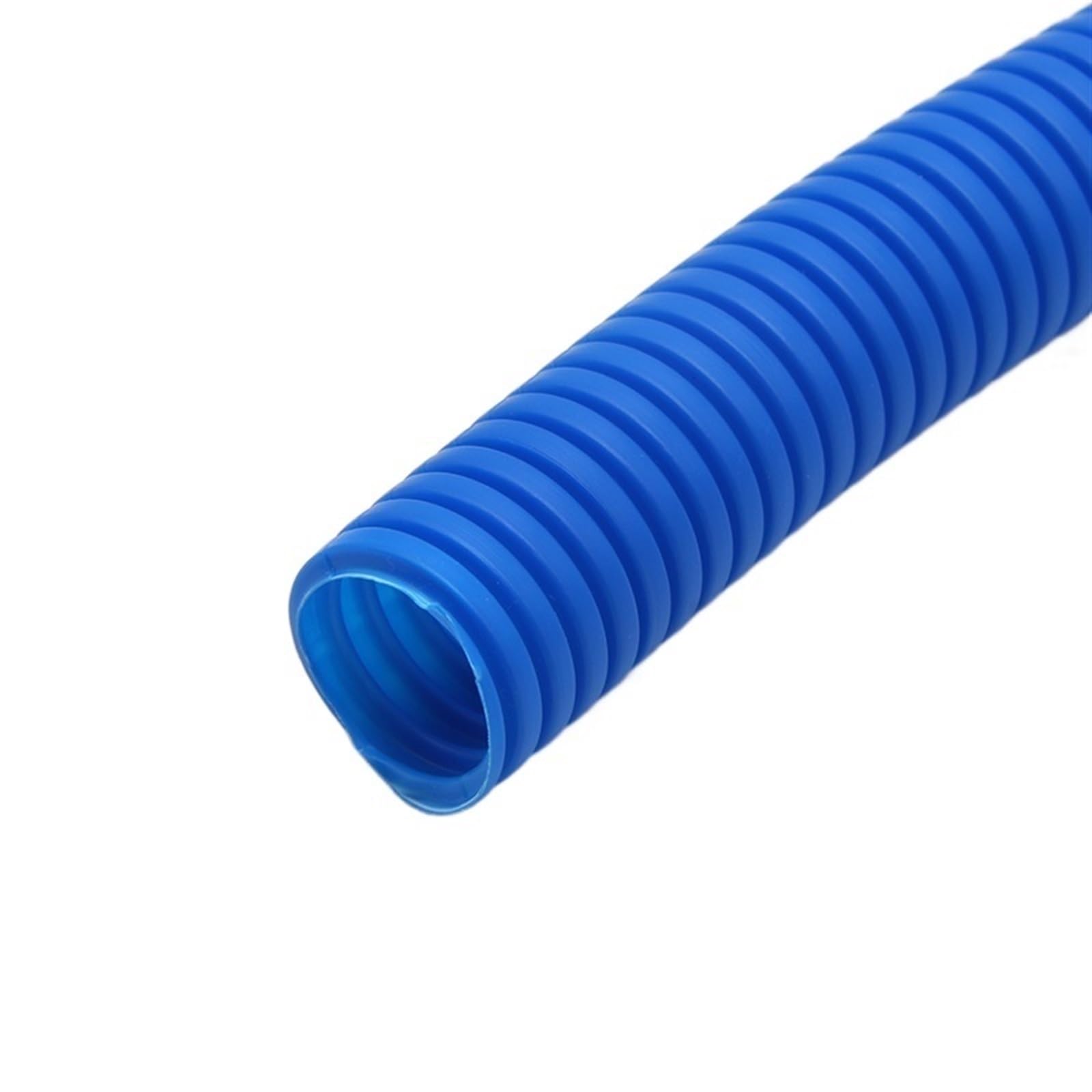 Guaina per Cavi Elettrici 1/5/10 M PP Isolato Tubo Corrugato Filo Tubo Filettatura Tubo di Plastica Tubo Corrugato Manicotto Protettivo 7.5mm-34.5mm(Blue Closure,AD 25 X ID 20MM_10 Meters)