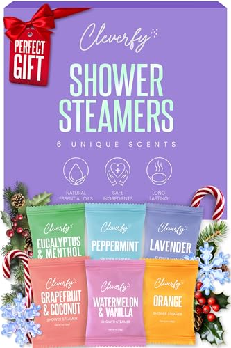 Cleverfy Shower Steamers Aromatherapy – Stocking Stuffers for Teen Girls,