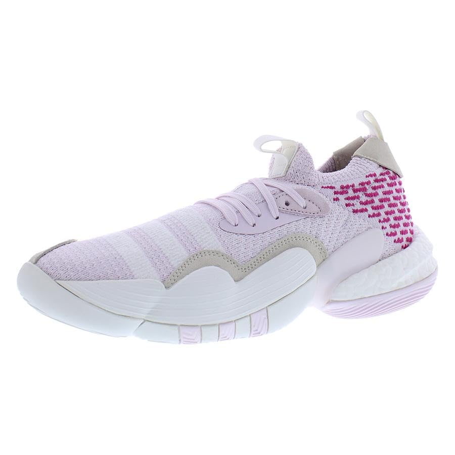 Image of adidas SM Trae 2 Unisex Shoes Size 8.5, Color: Pink /White