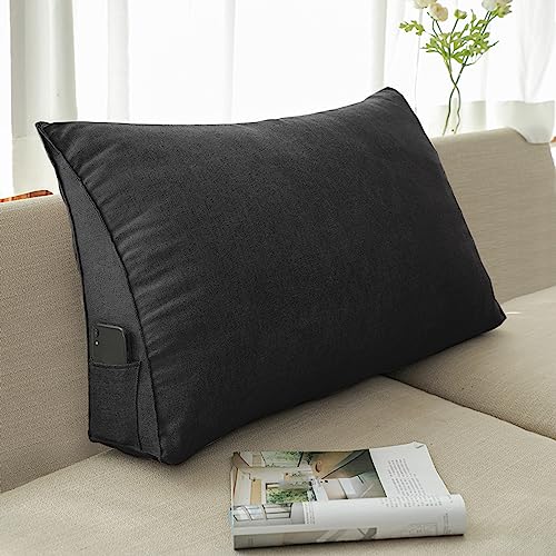 Coussin de dossier triangulaire ergonomique en mousse de qualité pour lit - 2