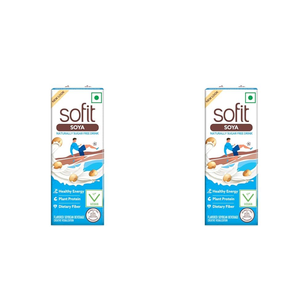 See full amazon price history chart for Sofit SOYA Drink Naturally Sugar Free, 180ml - Pack of 12 (6 x 180ml)| Vegan Drink |Enriched with Plant Protein, Dietary fibers, Vitamins and Calcium | Lactose Free | Gluten Free | Preservatives Free Sofit SOYA Drink Naturally Sugar Free, 180ml - Pack of 12 (6 x 180ml)| Vegan Drink |Enriched with Plant Protein, Dietary fibers, Vitamins and Calcium | Lactose Free | Gluten Free | Preservatives Free (B0D816811W) Amazon Price History, Amazon Price Tracker