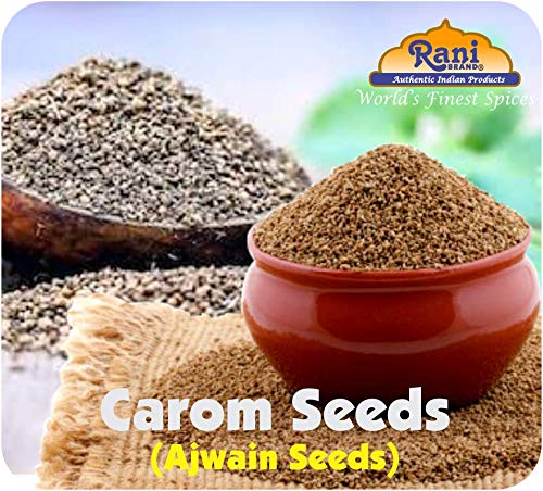 Rani Ajwain Seeds (Carom Bishops Weed) Spice Whole 3Oz (85G) Pet Jar ~ All Natural | Vegan | Gluten Friendly | Non-Gmo | Indian Origin #TOP5