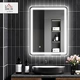 Zoom IMG-1 homcom specchio bagno con luce Zoom IMG-1 homcom specchio bagno con luce
