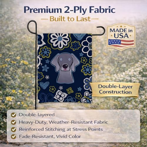 Drapeau de jardin fleurs bleues Weimar pour sublimer vos parterres de printemps