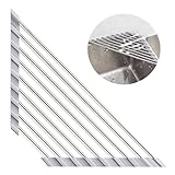 Escurreplatos triangular plegable para la esquina del fregadero, escurreplatos de acero inoxidable multiusos para la cocina, sobre el fregadero, escurreplatos para frutas, verduras y platos (gris)