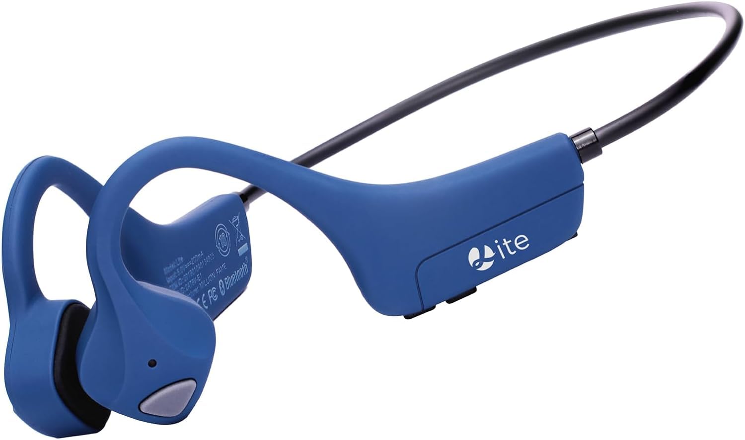 QAZITV Bone Conduction Headphones Wireless Bluetooth Open Ear Headphones with Mic Long Battery Life Waterproof Earphones for Running, Cycling, Hiking, Workout, Gym