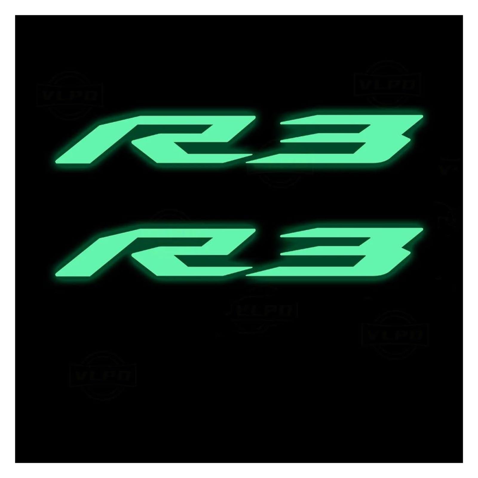 for YZFR3 YZF R3 Accessories YZF-R3 YZFR3 Decal Motorcycle Stickers Waterproof Decals(Fluorescence)