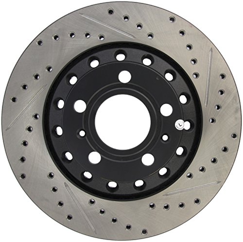 Image of StopTech 127.33102L Sport Drilled /Slotted Brake Rotor (Rear Left), 1 Pack