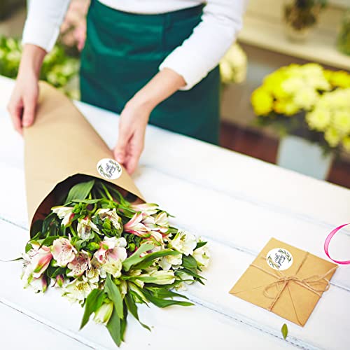 1.5 Inch Thank You Stickers, 600 Pcs Of Purple Floral Thank You Stickers, Self-Adhesive Labels For Baking Packaging, Envelope Sealing, Small Business, Birthday, Party Gift Wrap Bags #TOP3