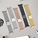 Milanese Loop Metal Bands for Samsung Galaxy Ultra Watch Band 2025/2024,Stainless Steel Magnetic/Parachute Mesh Titanium Strap Men Women for Samsung Galaxy Watch Ultra 47mm Band Correa Reloj