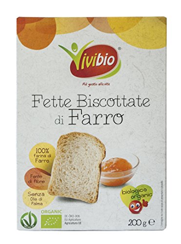 Vivibio - Galletas de espelta  6 unidades de 200 g [1200 g]