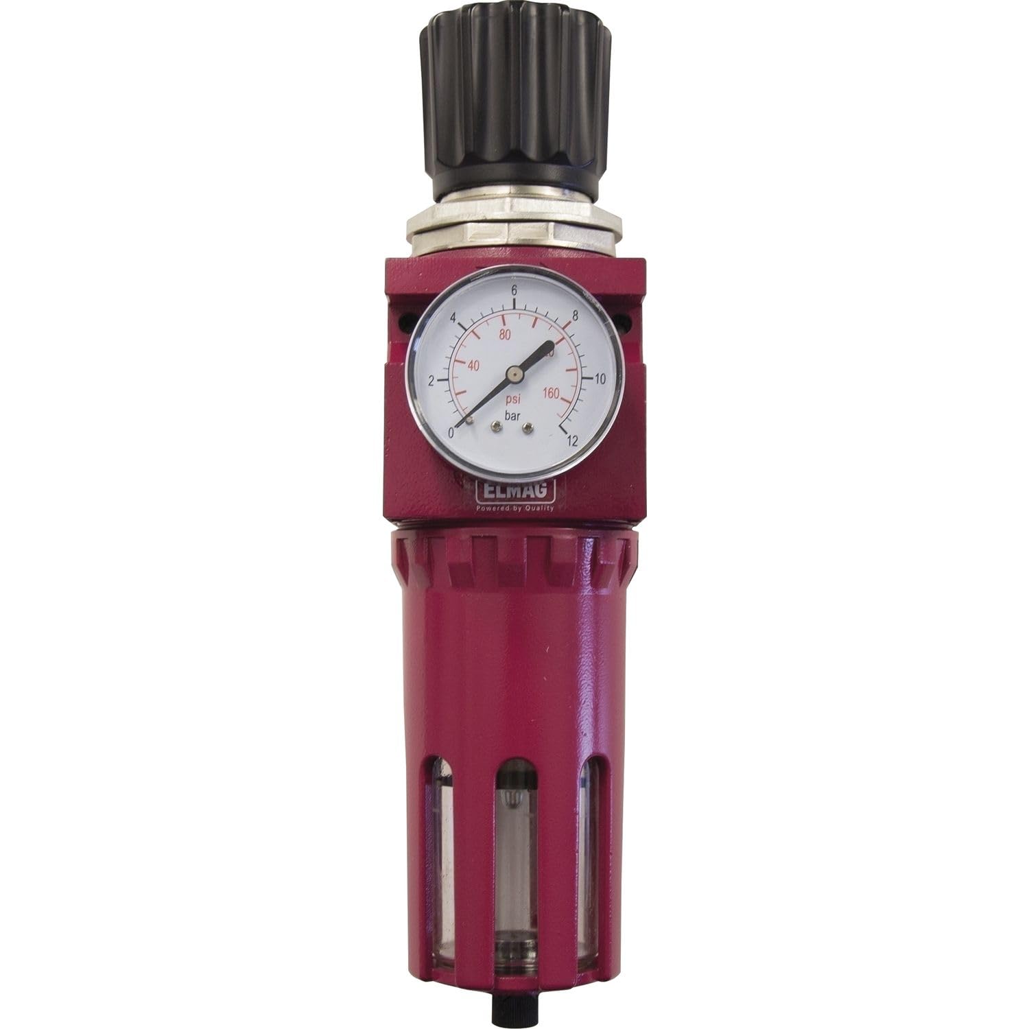 ELMAG 42525 Druckluft Filterdruckminderer mit Anschlussgewinde 1/2"